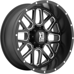 XD 20x9 XD820 Grenade Satin Black Milled +18mm