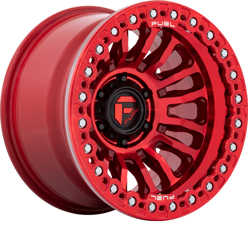 Fuel 20x10 FC215 Rincon Beadlock Candy Red -48mm