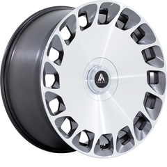 Asanti 20x9 ABL-45 Aristocrat Gloss Platinum w/ Bright Machined Face +35mm