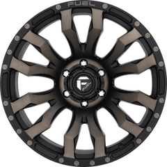 Fuel 20x9 D674 Blitz Matte Black w/ Double Dark Tint +1mm