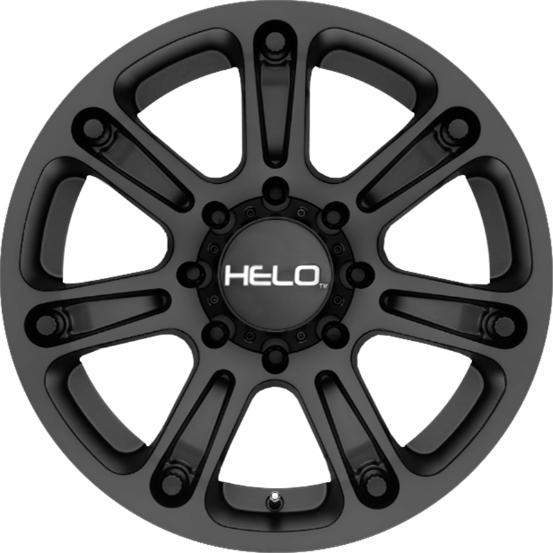 Helo 20x10 HE904 Satin Black -18mm