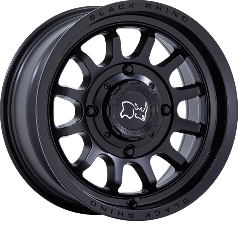 Black Rhino Powersports 15x7 Rapid UTV Matte Black +10mm