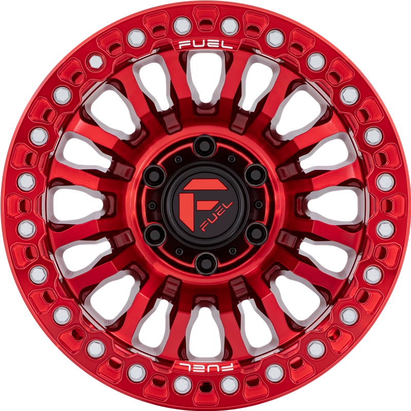 Fuel 20x10 FC215 Rincon Beadlock Candy Red -48mm