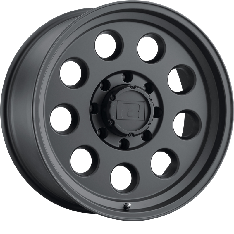 Level 8 15x8 Hauler Matte Black -30mm