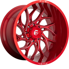 Fuel 20x9 D742 Runner Candy Red Milled +1mm