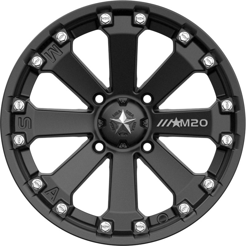 MSA Offroad Wheels 14x7 M20 Kore Satin Black +0mm