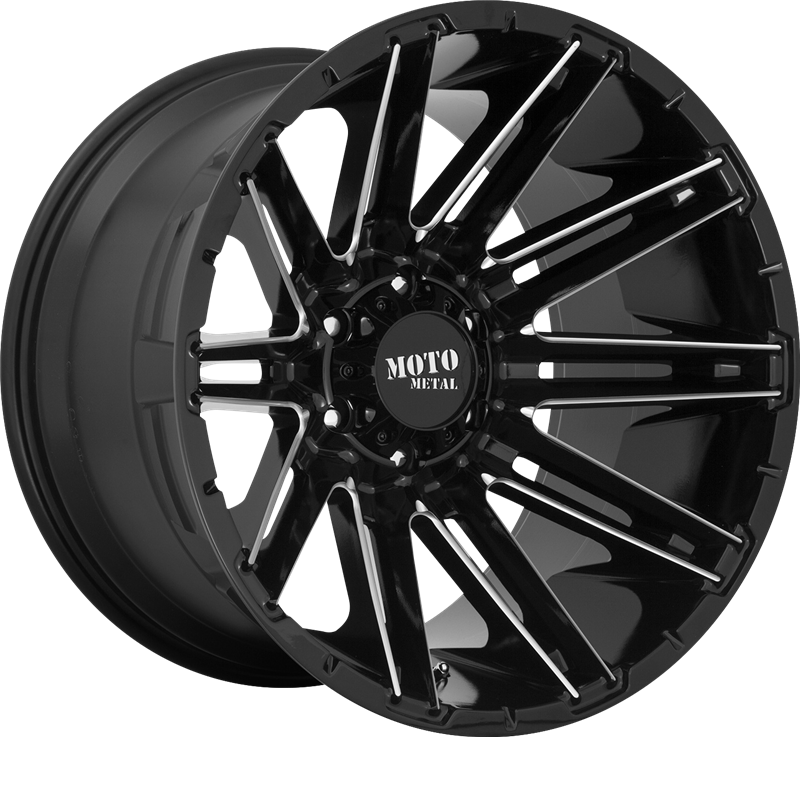 Moto Metal 20x12 MO998 Kraken Gloss Black Milled -44mm