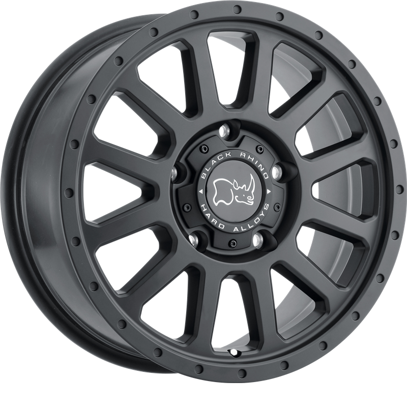 Black Rhino 18x8 Havasu Matte Black +48mm