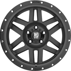 XD 18x8.5 XD128 Machete Satin Black w/ Reinforcing Ring +34mm