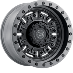 Black Rhino 18x9.5 Abrams Textured Matte Gunmetal +12mm