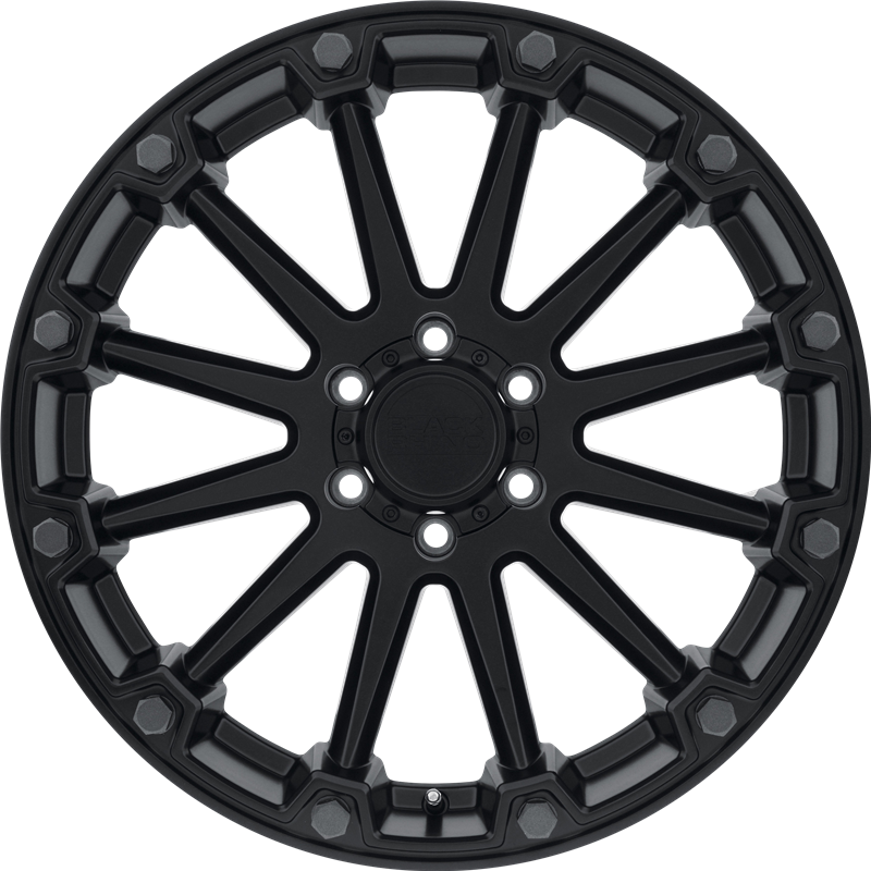 Black Rhino 20x9 Pinnacle Semi Gloss Black w/ Gunmetal Bolts +12mm