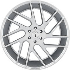 Status 20x9 Juggernaut Silver w/ Brushed Face +20mm