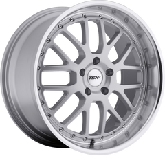 TSW 17x8 Valencia Silver w/ Mirror Cut Lip +32mm