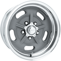 American Racing 17x7 VN470 Salt Flat Mag Gray Center w/ Polished Barrel +6mm