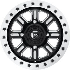 Fuel UTV 15x7 D910 Hardline Beadlock Gloss Black Milled +38mm