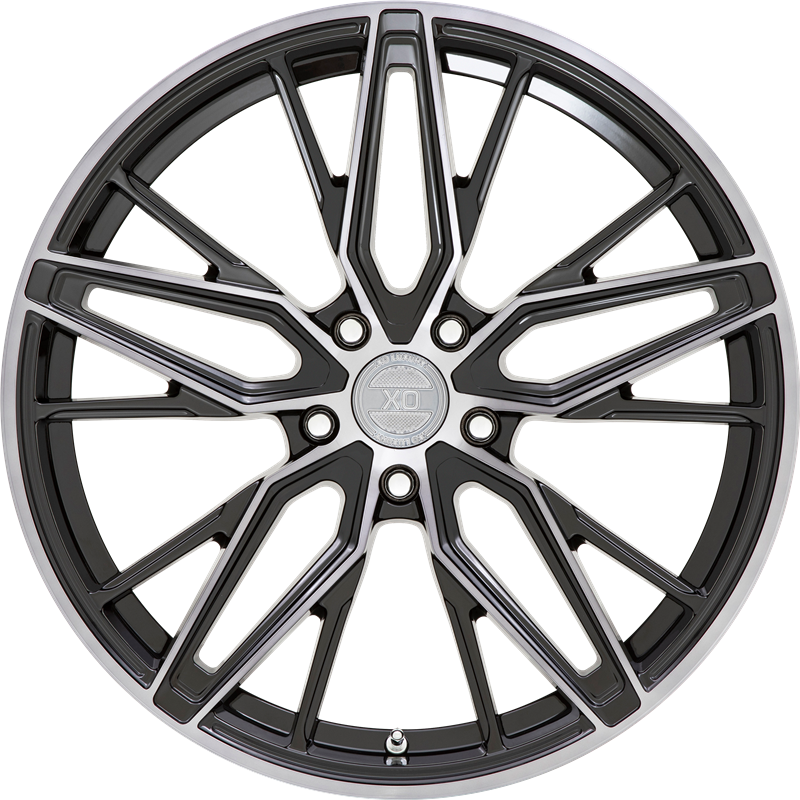 XO 20x9 Zurich Gloss Black Machined w/ Dark Tint +30mm