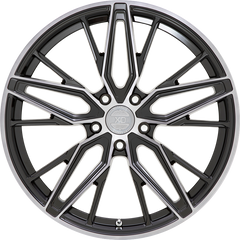 XO 20x9 Zurich Gloss Black Machined w/ Dark Tint +30mm