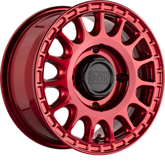 Black Rhino Powersports 15x7 Sandstorm UTV Candy Red +51mm