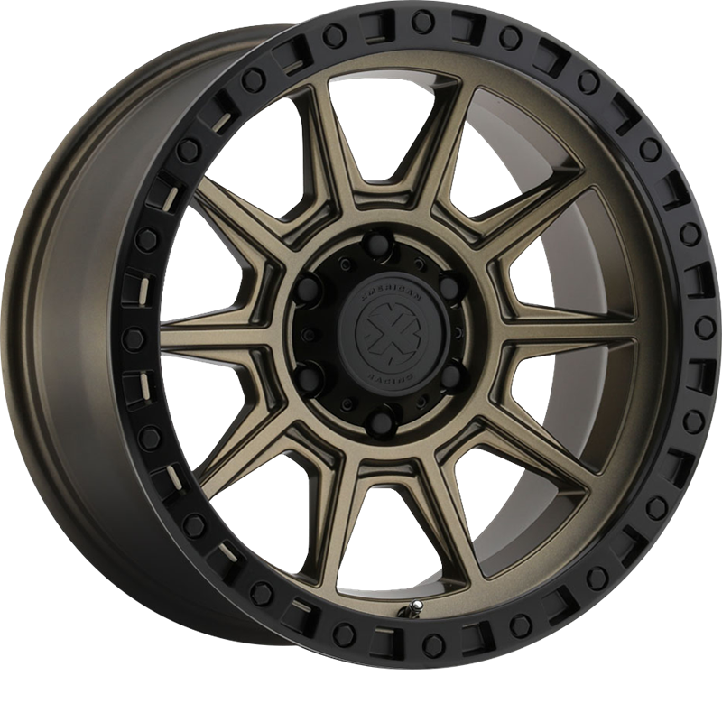 ATX Series 18x9 AX202 Matte Bronze w/ Black Lip +0mm