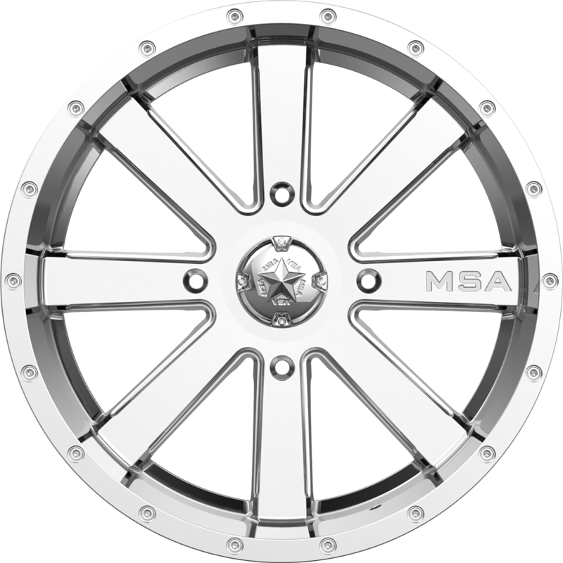 MSA Offroad Wheels 20x7 M34 Flash Chrome +0mm