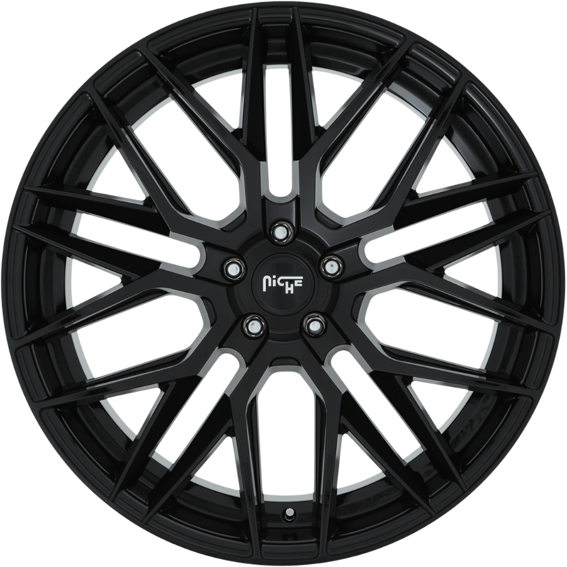 Niche 20x9 M224 Gamma Gloss Black +35mm