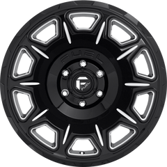 Fuel 17x9 D688 Vengeance Gloss Black Milled -12mm