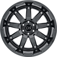 Black Rhino 18x9.5 Oceano Gloss Gunblack w/ Stainless Bolts -18mm