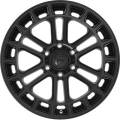 Fuel 17x9 D718 Heater Matte Black -12mm