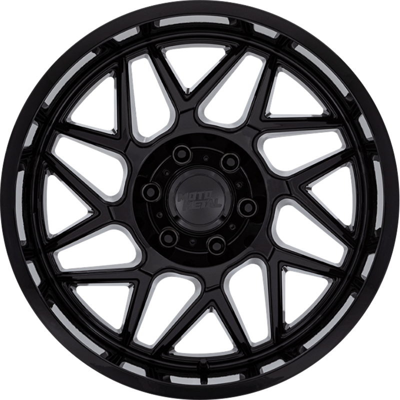 Moto Metal 20x10 MO812 Turbine Gloss Black -18mm