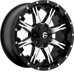 Fuel 20x10 D541 Nutz Matte Black w/ Machined Face -24mm