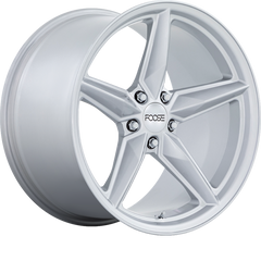 Foose 19x9.5 F174 CF8 Gloss Silver +17mm