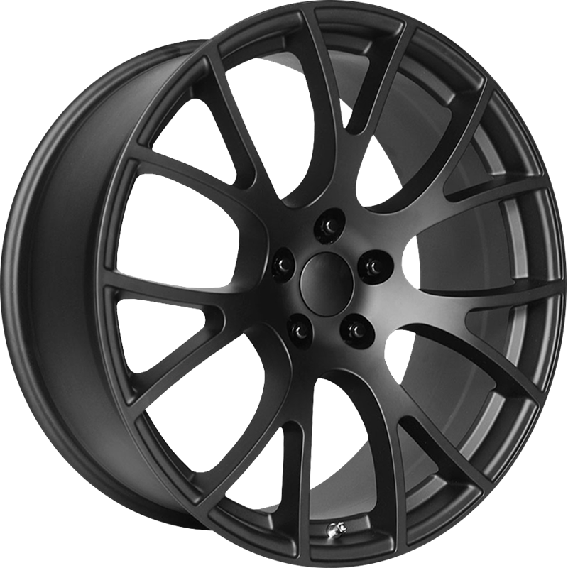 Performance Replicas 20x10 PR161 Matte Black +18mm