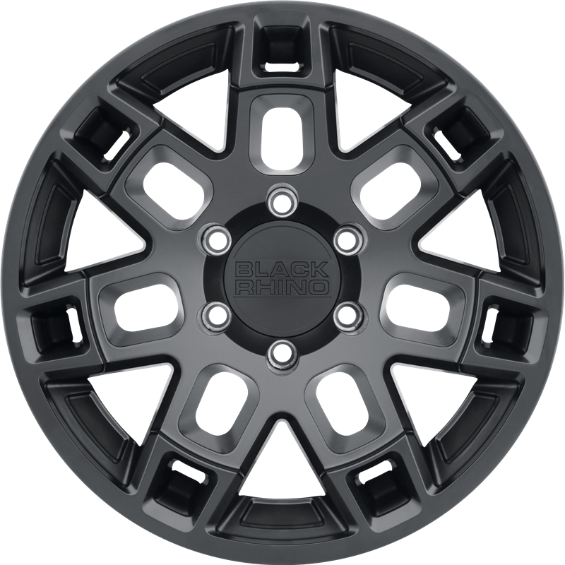 Black Rhino 20x9 Ridge Matte Black +2mm