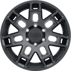 Black Rhino 20x9 Ridge Matte Black +2mm