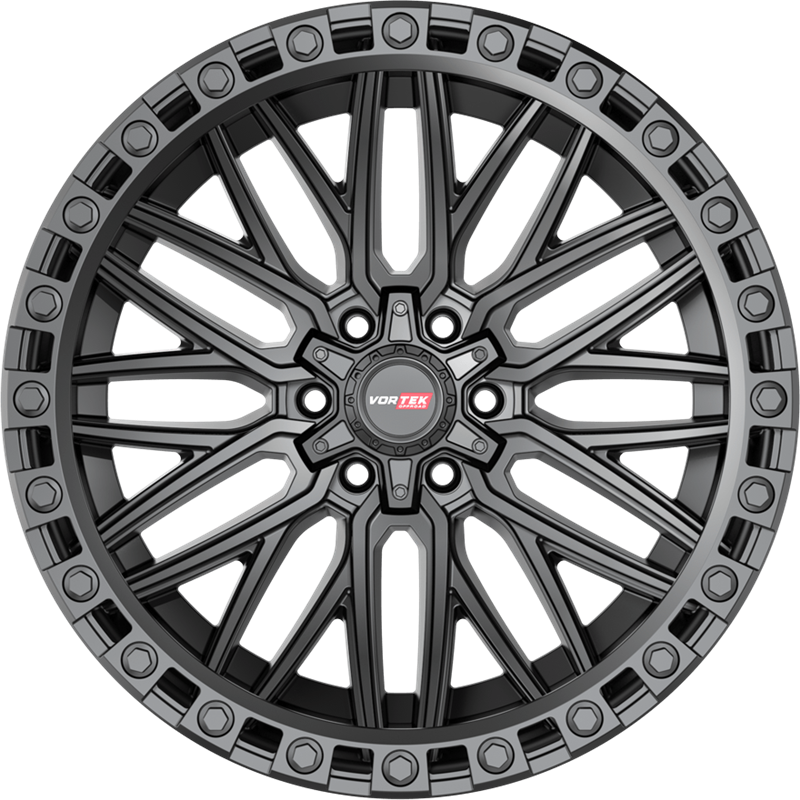 Vortek Offroad 20x10 VRT-608 Matte Black -12mm