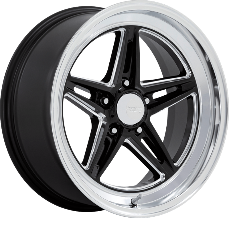 American Racing 20x10 VN514 Groove Gloss Black Milled w/ Diamond Cut Lip +6mm