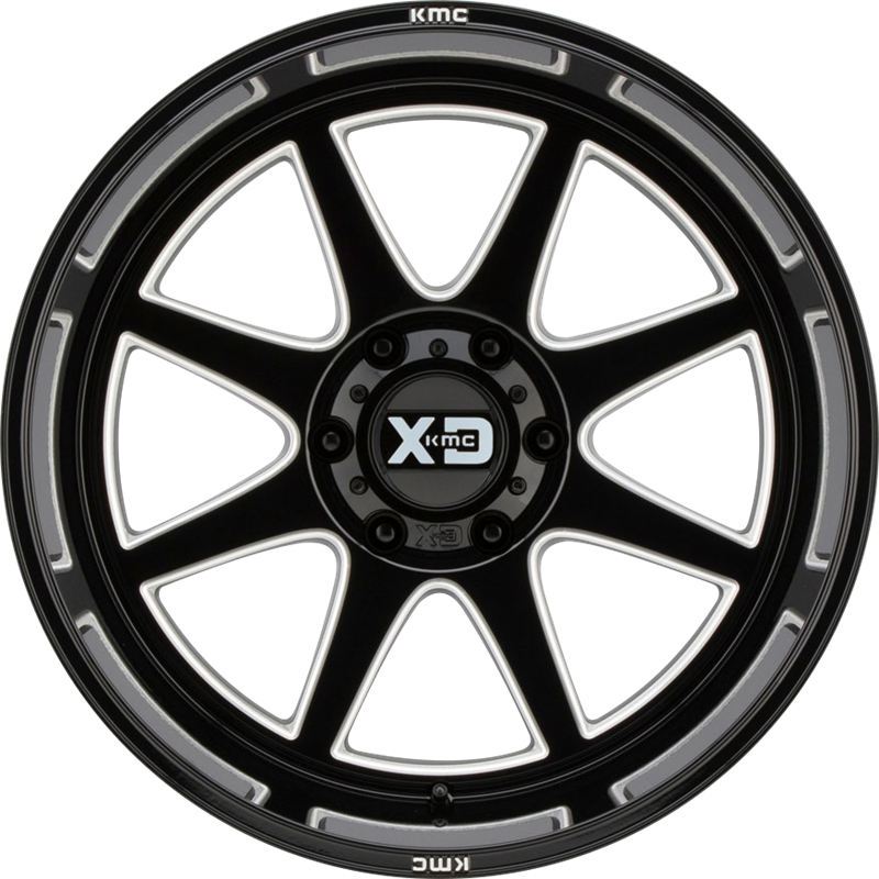 XD 20x9 XD844 Pike Gloss Black Milled +18mm