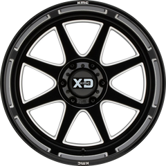 XD 20x9 XD844 Pike Gloss Black Milled +18mm