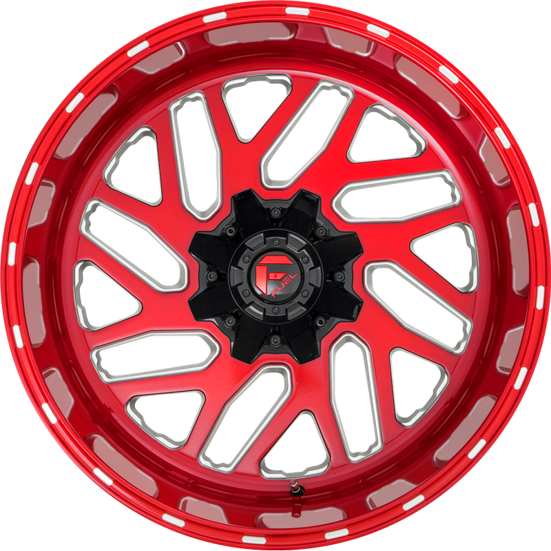 Fuel 20x10 D691 Triton Candy Red Milled -18mm