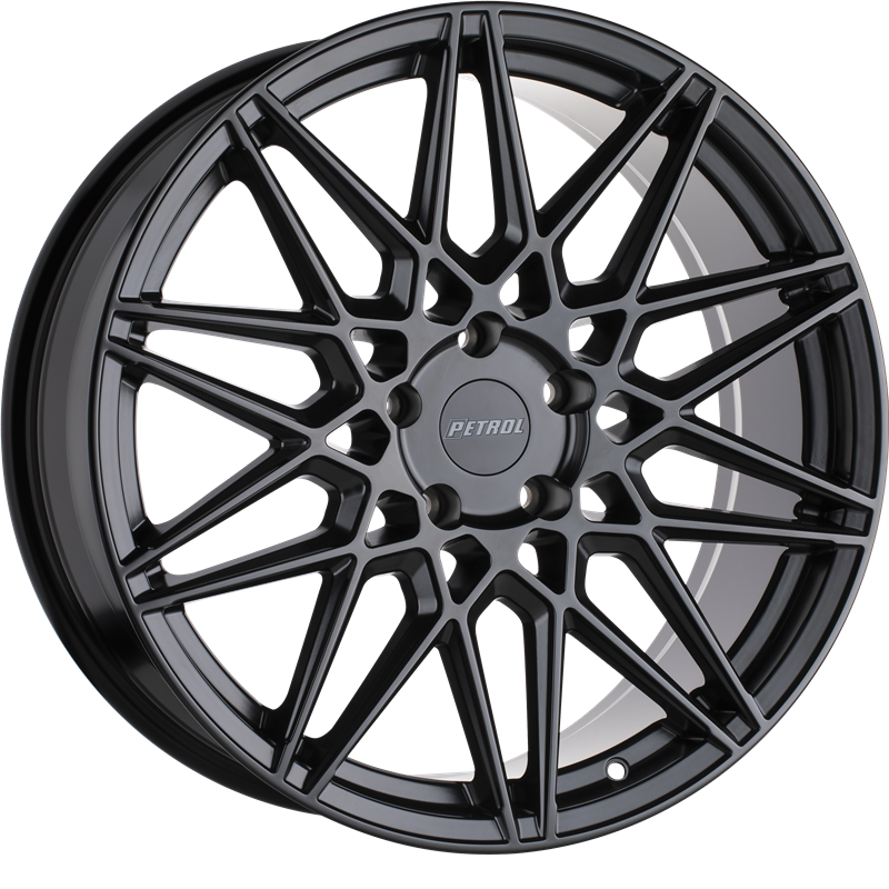 Petrol 18x8 P3C Semi Gloss Black +40mm