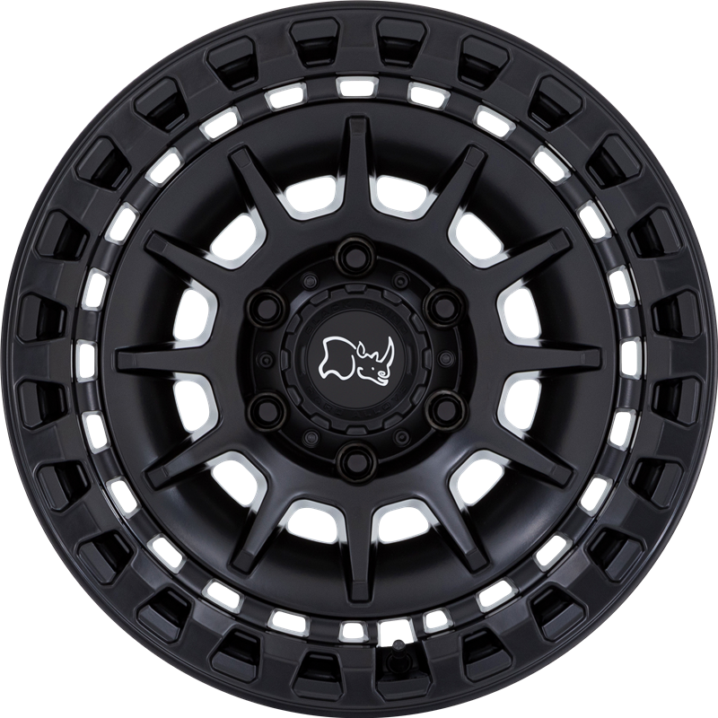 Black Rhino 17x8.5 Barrage Matte Black -10mm