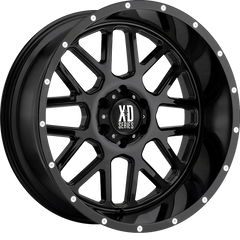 XD 20x9 XD820 Grenade Gloss Black +18mm