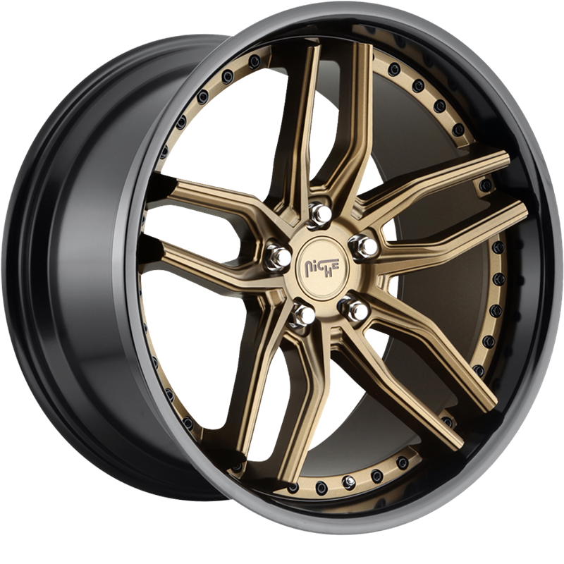 Niche 19x8.5 M195 Methos Matte Bronze w/ Black Ring +35mm