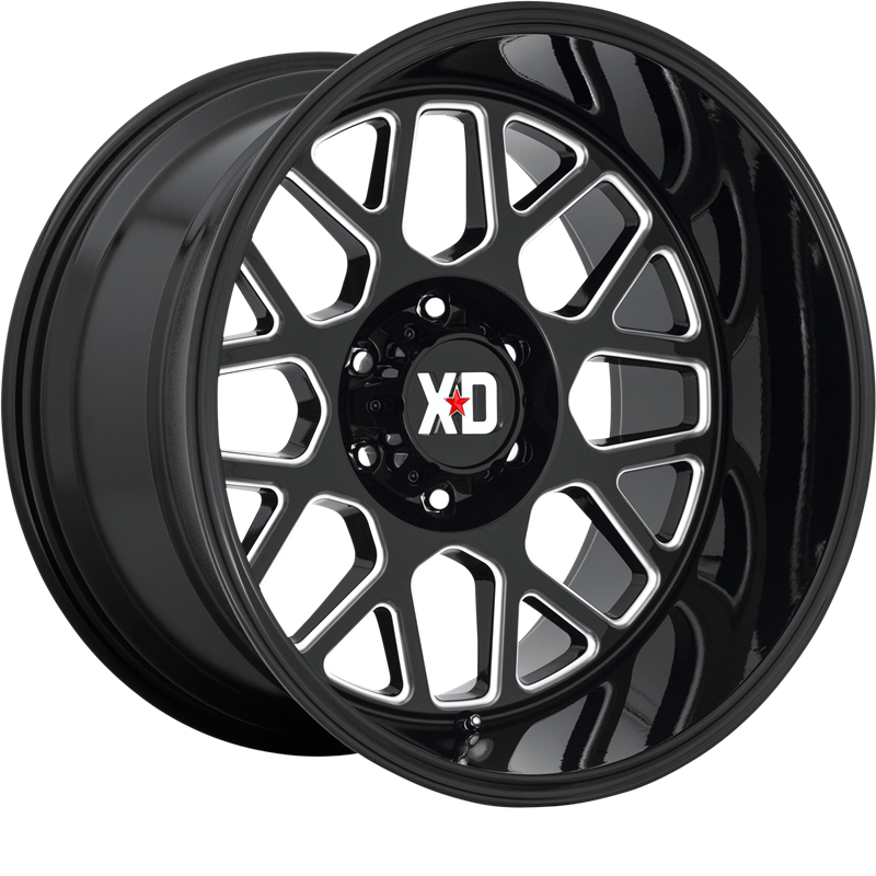 XD 20x9 XD849 Grenade 2 Gloss Black Milled +0mm