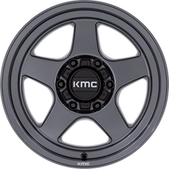 KMC 17x8.5 KM728 Lobo Matte Anthracite +18mm