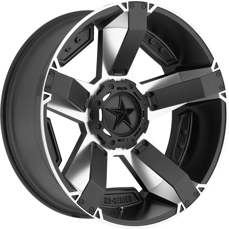 XD 20x10 XD811 Rockstar II Matte Black Machined -24mm