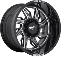 Moto Metal 20x10 MO997 Hurricane Gloss Black Milled -18mm