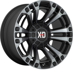 XD 20x9 XD851 Monster 3 Satin Black w/ Gray Tint +18mm