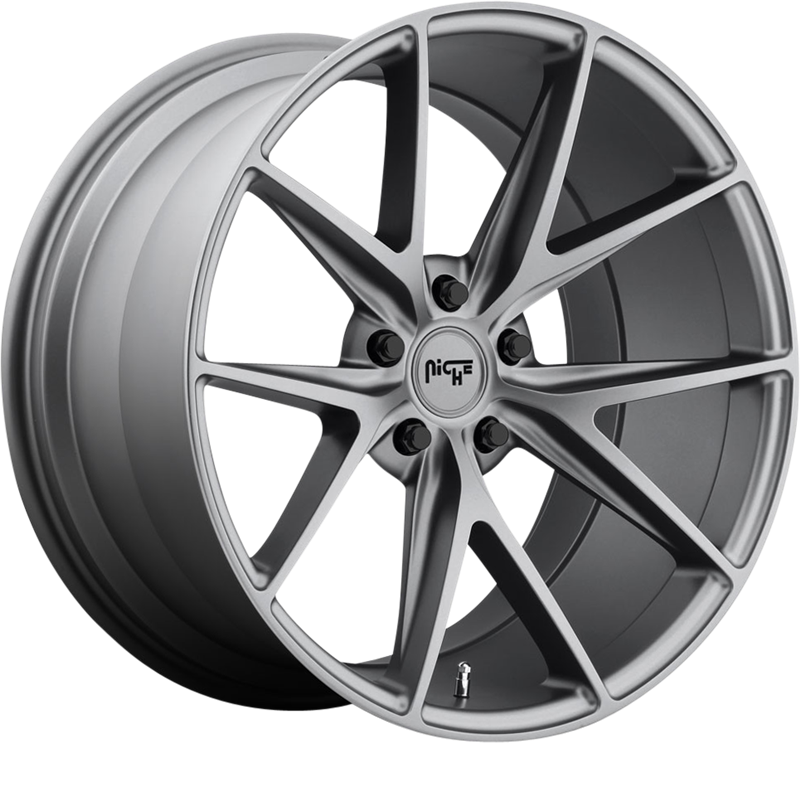 Niche 19x9.5 M116 Misano Matte Gunmetal +50mm