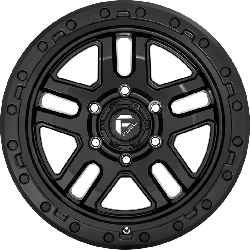 Fuel 20x10 D700 Ammo Matte Black -18mm